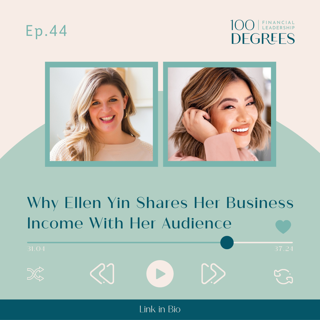 Episode 44 Why Ellen Yin Shares Her Business Income With Her Audience featured blog post image