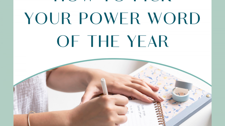 How to pick your power word of the year 2022 featured blog post image