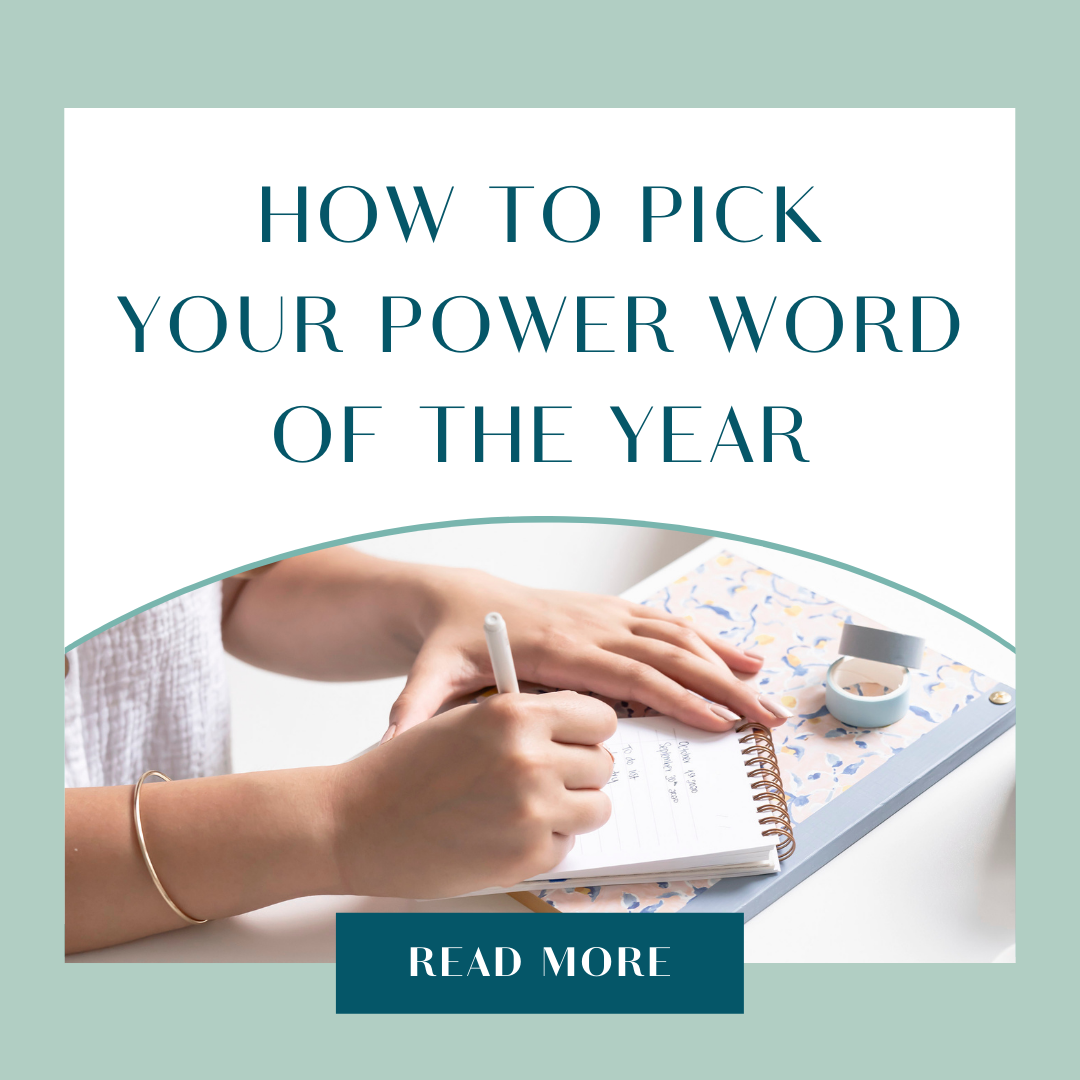 How to pick your power word of the year 2022 featured blog post image