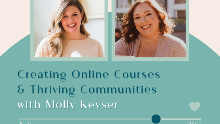 Episode 74 Molly Keyser on Creating Online Courses and Thriving Communities featured blog post image