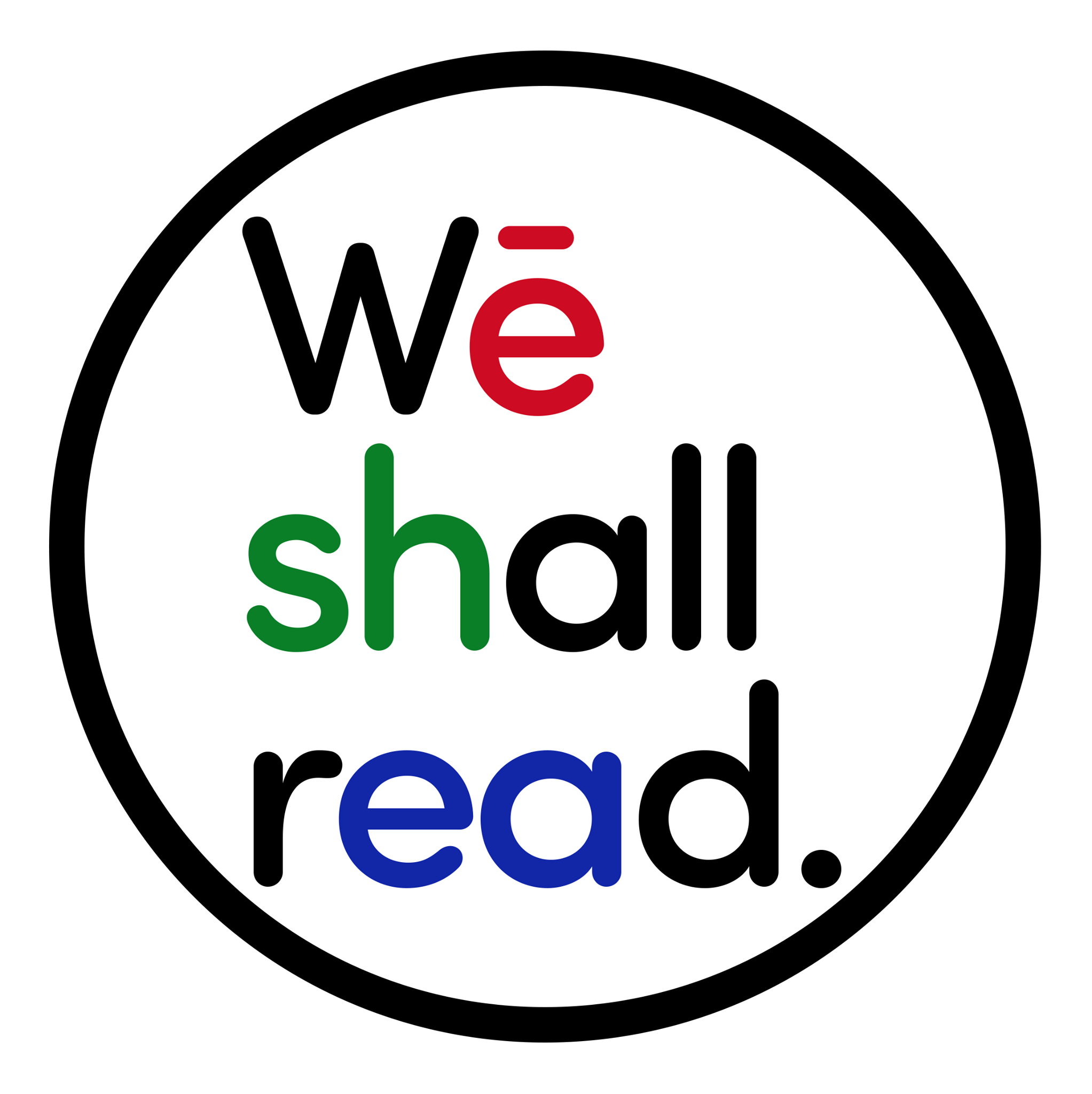 we shall read logo